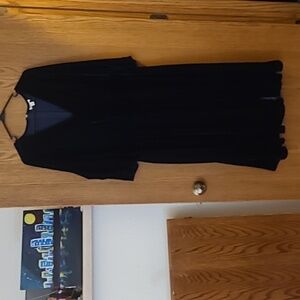 Unique Vintage Velvet V-Neck Dress